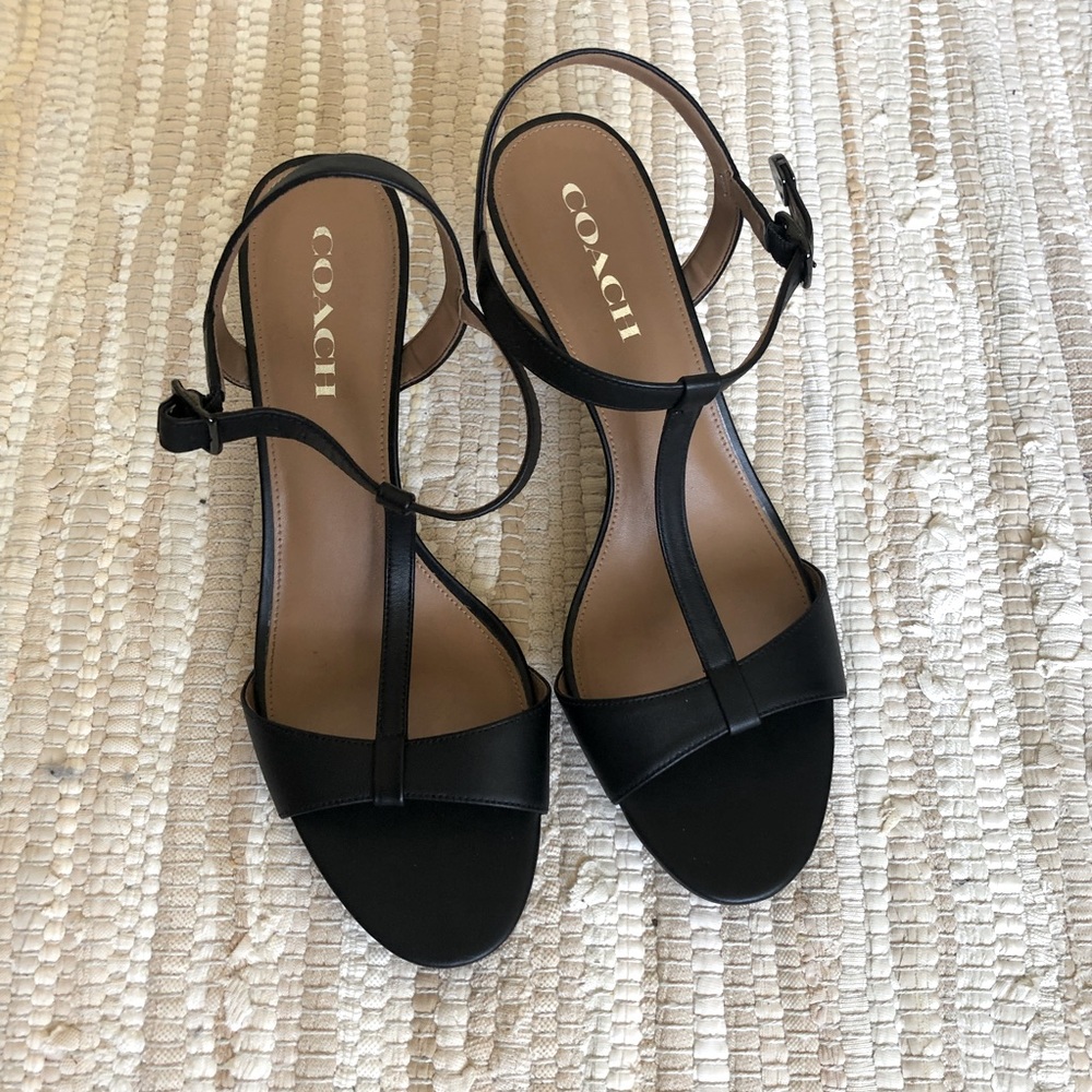 Coach T-strap Heels